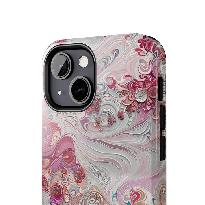 Floral Swirl Symphony - Tough Phone Case - Phone Case - g(0D·IO) - iPhone 13 Mini - -