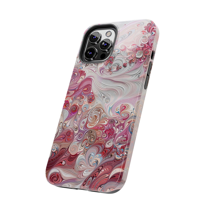 Floral Swirl Symphony - Tough Phone Case - Phone Case - g(0D·IO) - iPhone 13 Mini - -