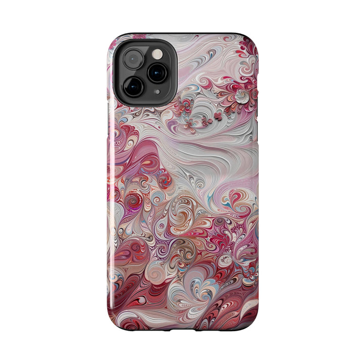 Floral Swirl Symphony - Tough Phone Case - Phone Case - g(0D·IO) - iPhone 13 Mini - -