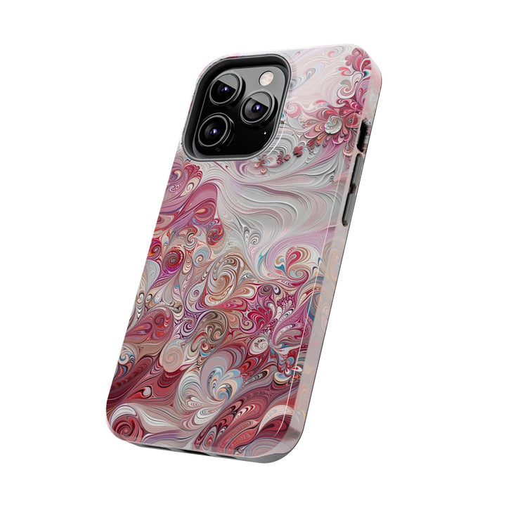 Floral Swirl Symphony - Tough Phone Case - Phone Case - g(0D·IO) - iPhone 13 Mini - -