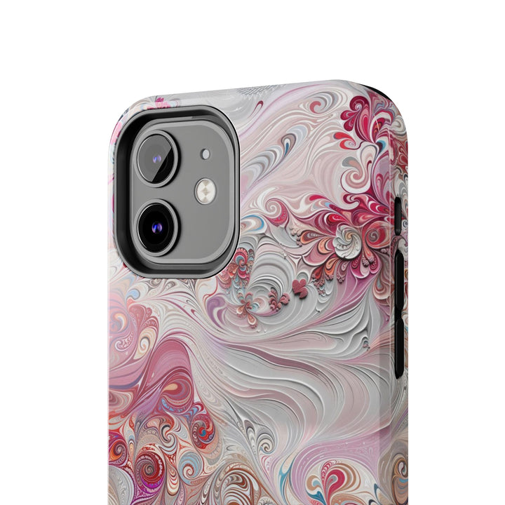 Floral Swirl Symphony - Tough Phone Case - Phone Case - g(0D·IO) - iPhone 13 Mini - -