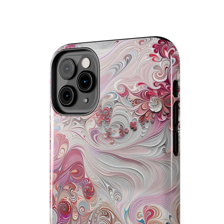 Floral Swirl Symphony - Tough Phone Case - Phone Case - g(0D·IO) - iPhone 13 Mini - -