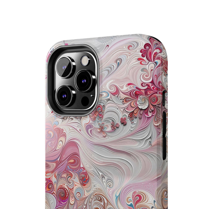 Floral Swirl Symphony - Tough Phone Case - Phone Case - g(0D·IO) - iPhone 13 Mini - -