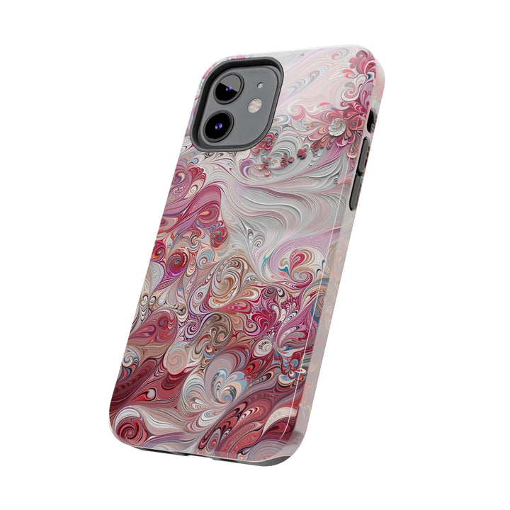 Floral Swirl Symphony - Tough Phone Case - Phone Case - g(0D·IO) - iPhone 13 Mini - -