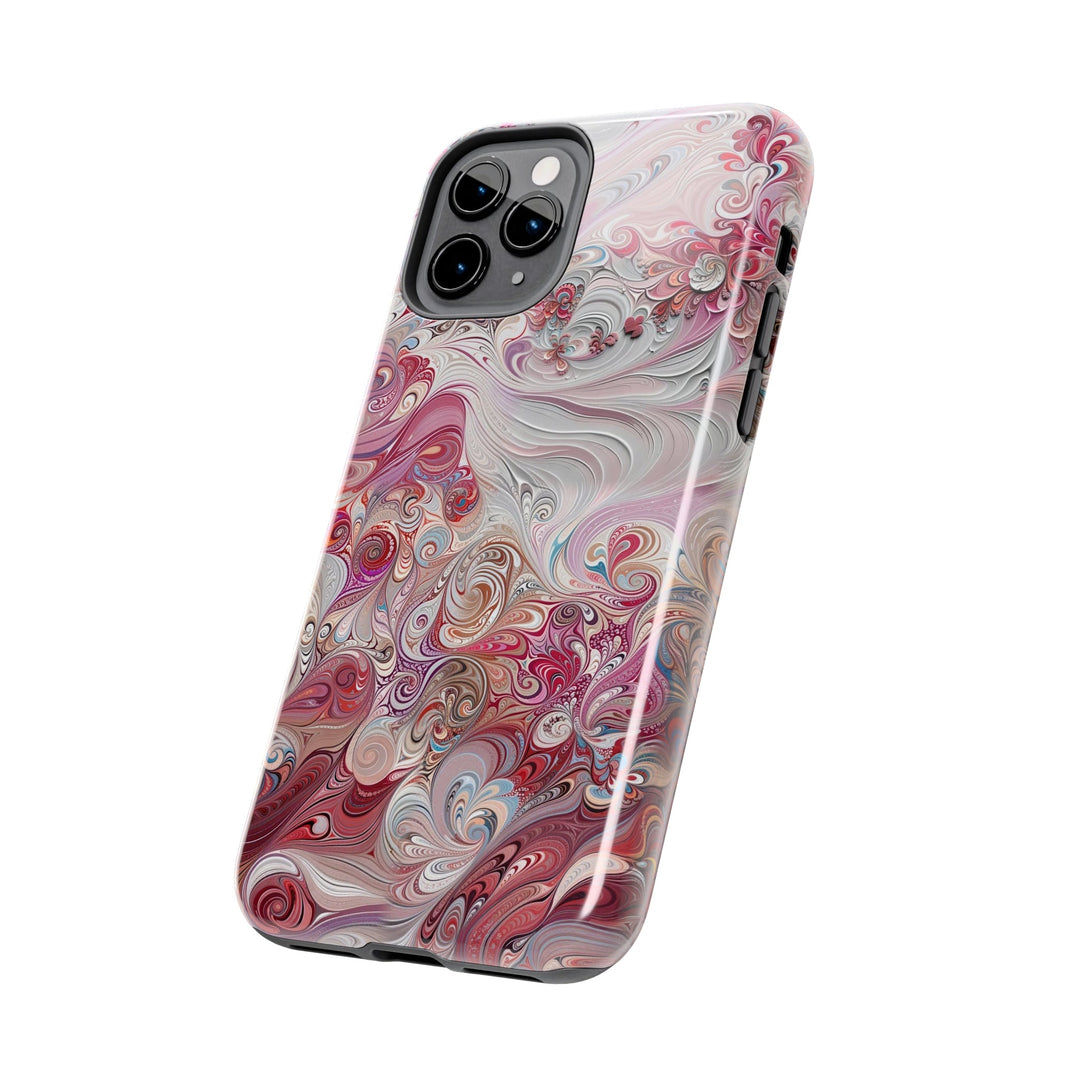 Floral Swirl Symphony - Tough Phone Case - Phone Case - g(0D·IO) - iPhone 13 Mini - -