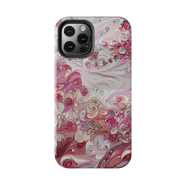 Floral Swirl Symphony - Tough Phone Case - Phone Case - g(0D·IO) - iPhone 13 Mini - -