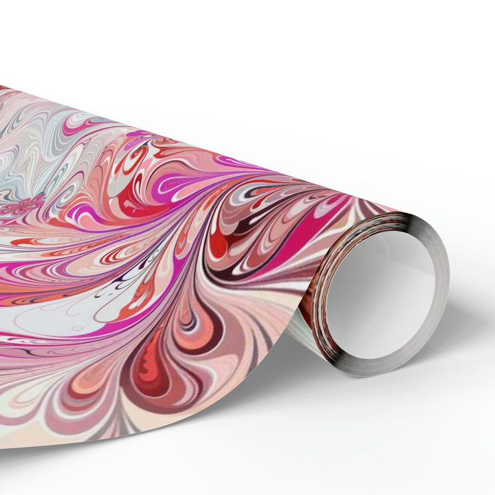 Floral Swirl Symphony - Wrapping Paper - Home Decor - g(0D·IO) - 30'' x 72'' - Matte -