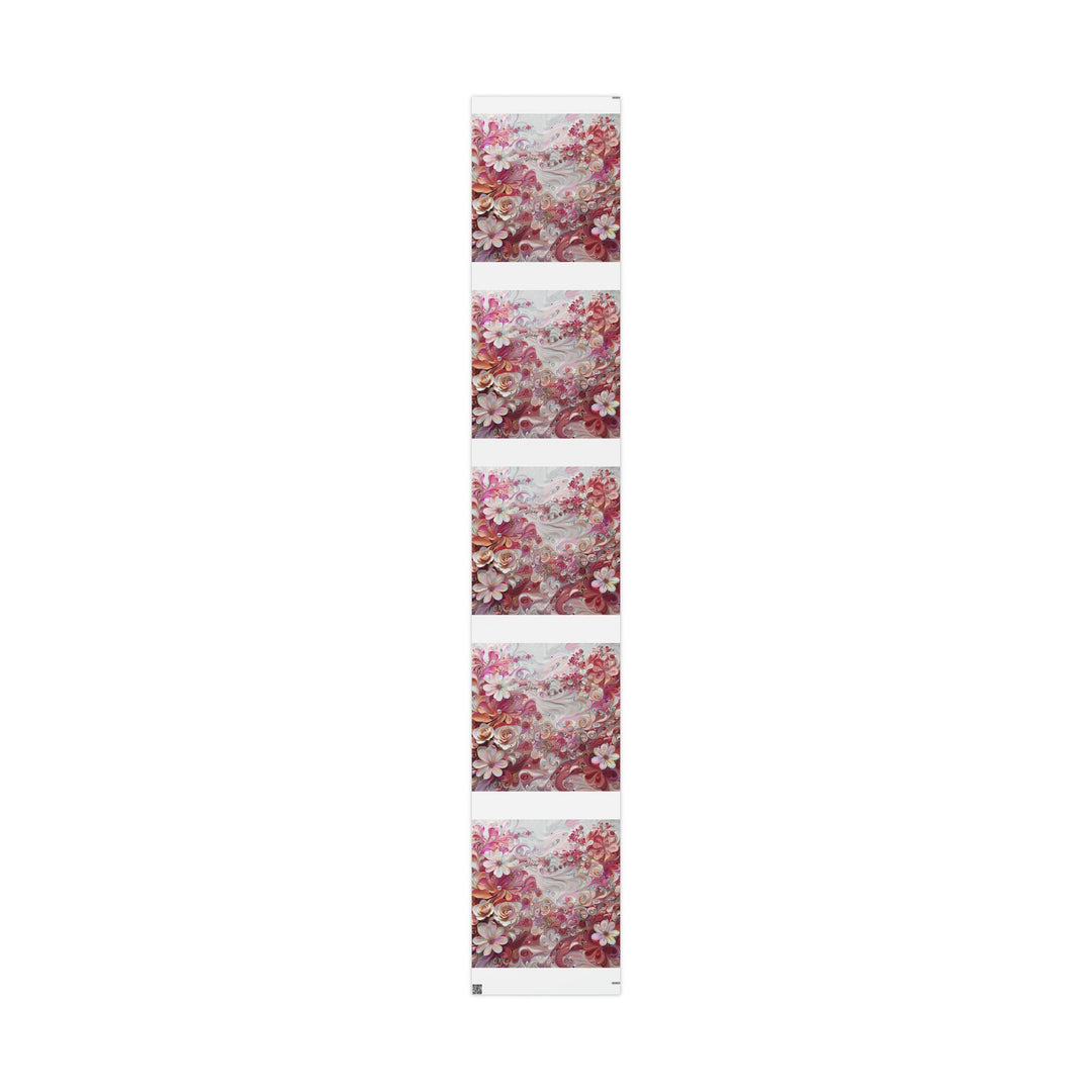 Floral Swirl Symphony - Wrapping Paper - Home Decor - g(0D·IO) - 30" x 180" - Matte -