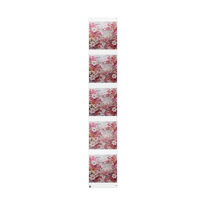 Floral Swirl Symphony - Wrapping Paper - Home Decor - g(0D·IO) - 30" x 180" - Glossy -