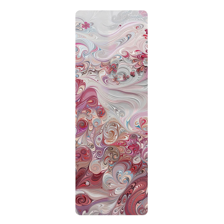 Floral Swirl Symphony - Yoga Mat - Home Decor - g(0D·IO) - 24” x 68” - -