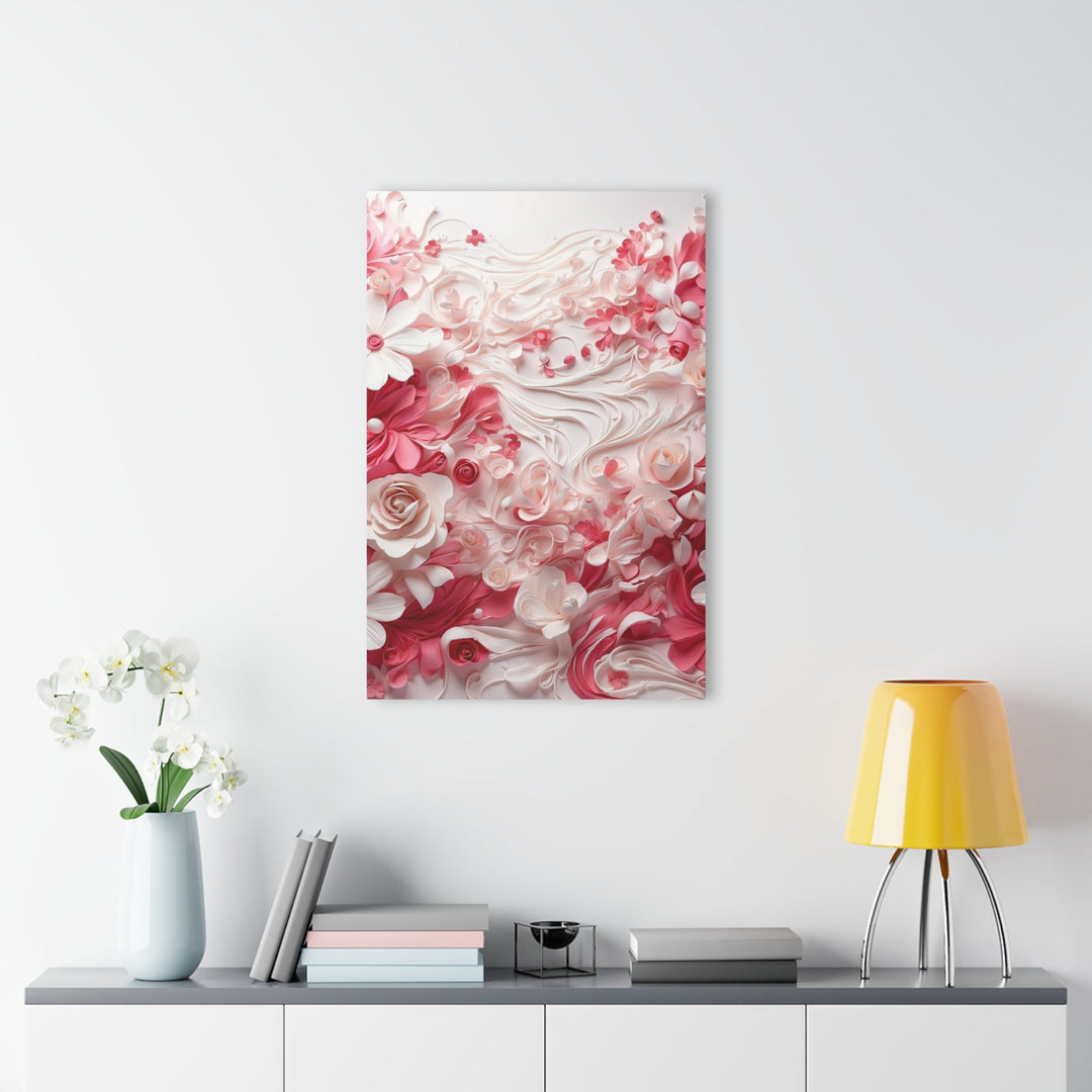 Floral Swirls Abstraction - Acrylic Prints (French Cleat Hanging) - Home Decor - g(0D·IO) - 24" x 36" (Vertical) - 0.25'' -