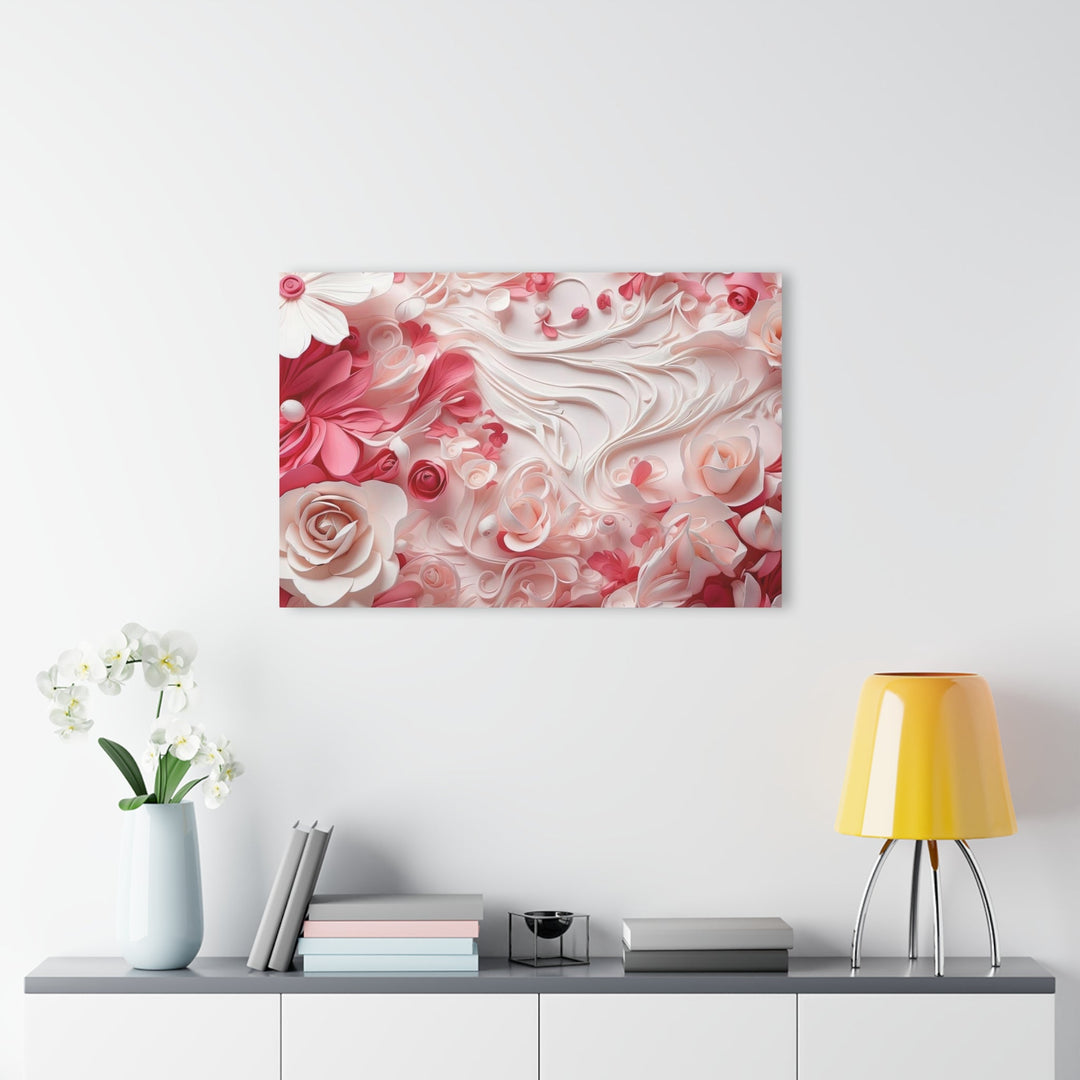 Floral Swirls Abstraction - Acrylic Prints (French Cleat Hanging) - Home Decor - g(0D·IO) - 24" x 36" (Vertical) - 0.25'' -