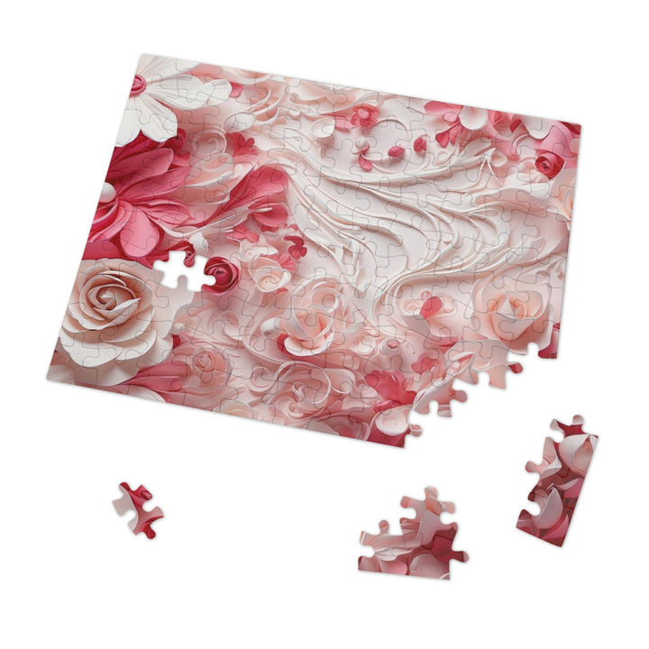 Floral Swirls Abstraction - Jigsaw Puzzle (100, 252, 500, 1000 pieces) - Puzzle - g(0D·IO) - 29.25" × 19.75" (1000 pcs) - -