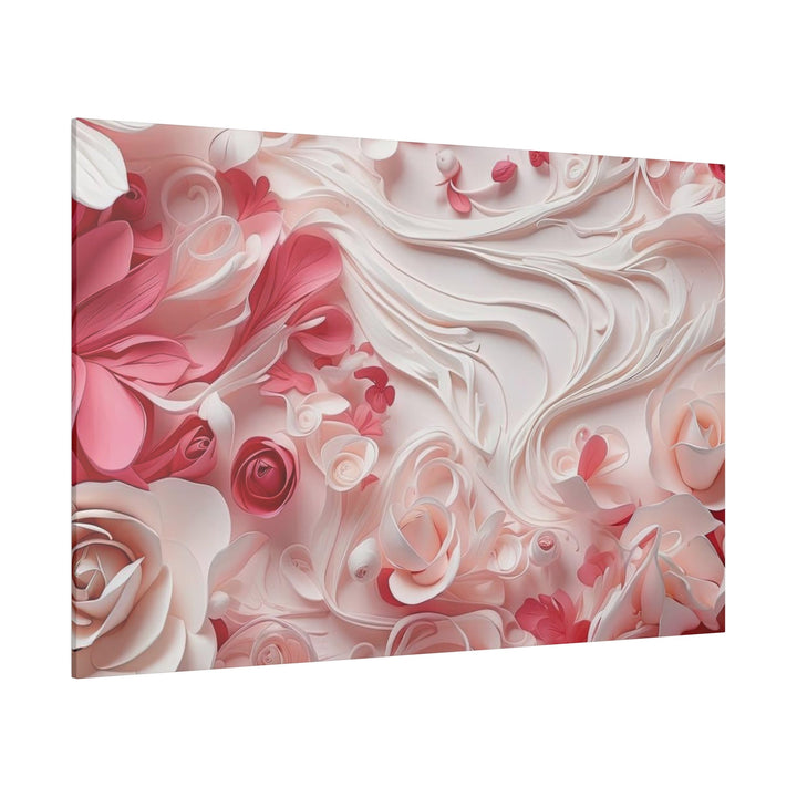 Floral Swirls Abstraction - Matte Canvas - Canvas - g(0D·IO) - 32" x 32" (Square) - 0.75'' -