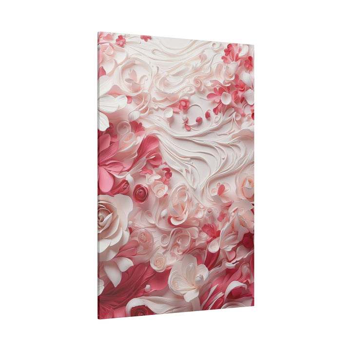 Floral Swirls Abstraction - Matte Canvas - Canvas - g(0D·IO) - 32" x 32" (Square) - 0.75'' -