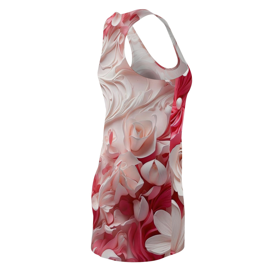 Floral Swirls Abstraction - Racerback Dress - All Over Prints - g(0D·IO) - XS - -