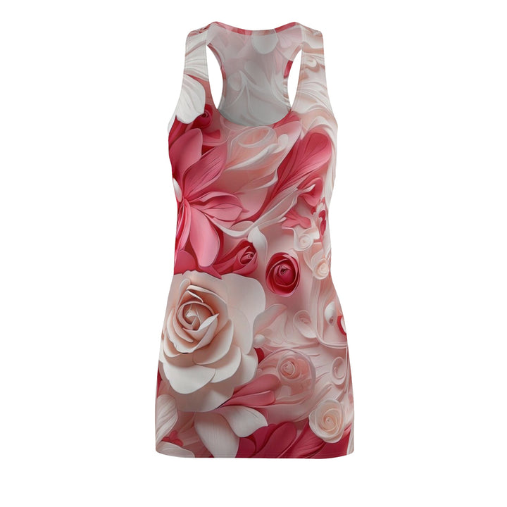 Floral Swirls Abstraction - Racerback Dress - All Over Prints - g(0D·IO) - XS - -