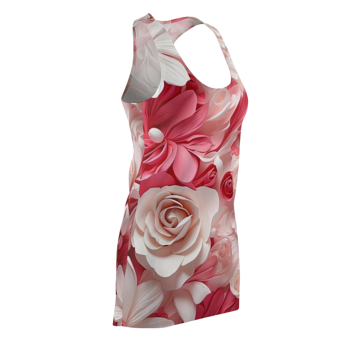 Floral Swirls Abstraction - Racerback Dress - All Over Prints - g(0D·IO) - XS - -