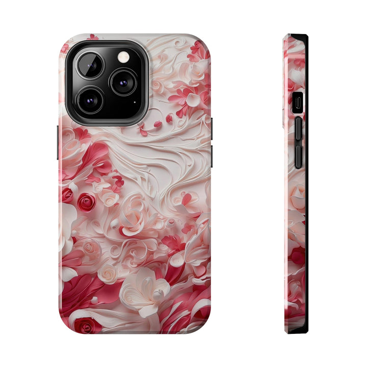 Floral Swirls Abstraction - Tough Phone Case - Phone Case - g(0D·IO) - iPhone 13 Pro - -