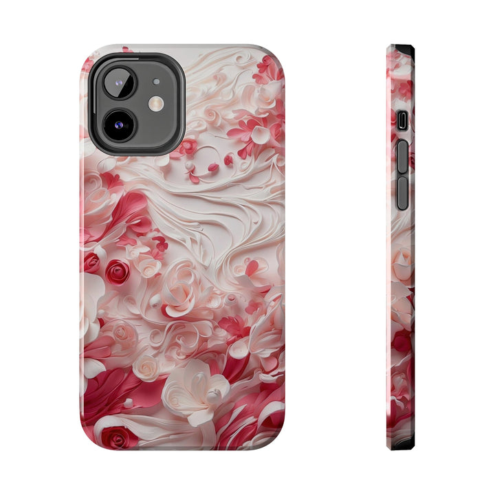 Floral Swirls Abstraction - Tough Phone Case - Phone Case - g(0D·IO) - iPhone 12 - -