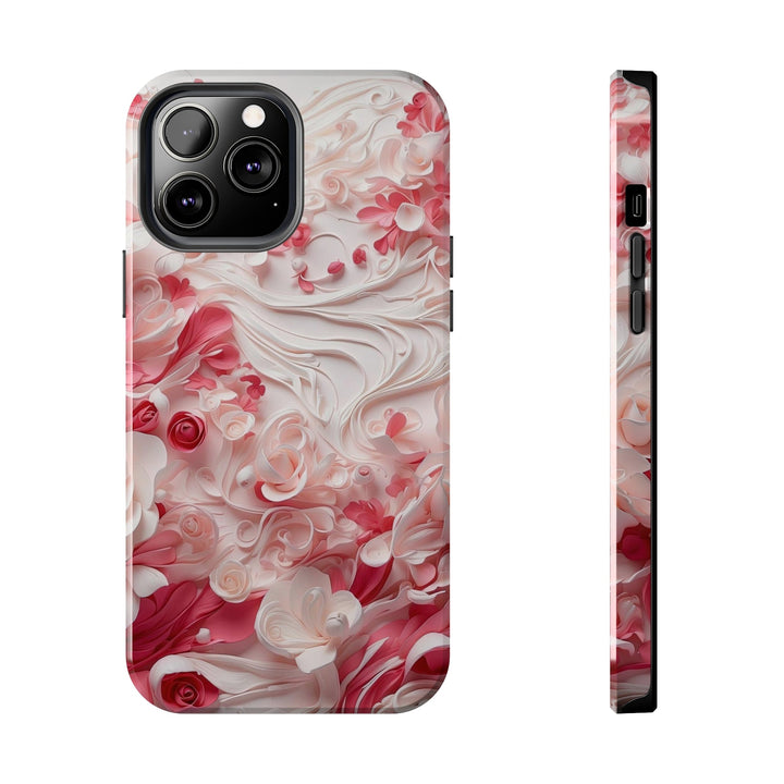 Floral Swirls Abstraction - Tough Phone Case - Phone Case - g(0D·IO) - iPhone 13 Pro Max - -