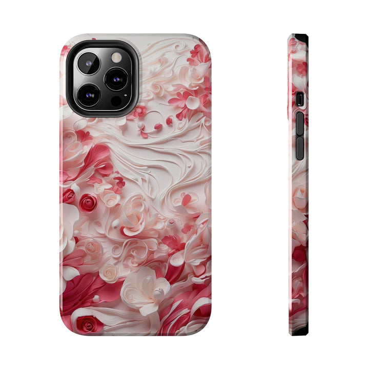 Floral Swirls Abstraction - Tough Phone Case - Phone Case - g(0D·IO) - iPhone 12 Pro Max - -