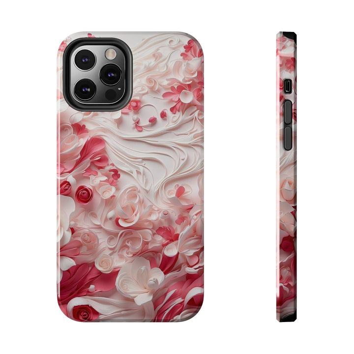 Floral Swirls Abstraction - Tough Phone Case - Phone Case - g(0D·IO) - iPhone 12 Pro - -