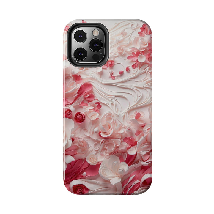 Floral Swirls Abstraction - Tough Phone Case - Phone Case - g(0D·IO) - iPhone 13 Mini - -