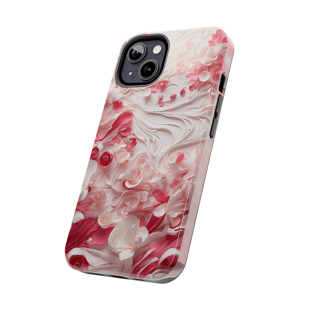 Floral Swirls Abstraction - Tough Phone Case - Phone Case - g(0D·IO) - iPhone 13 Mini - -