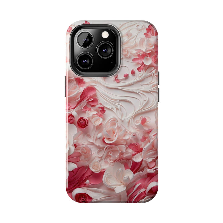 Floral Swirls Abstraction - Tough Phone Case - Phone Case - g(0D·IO) - iPhone 13 Mini - -