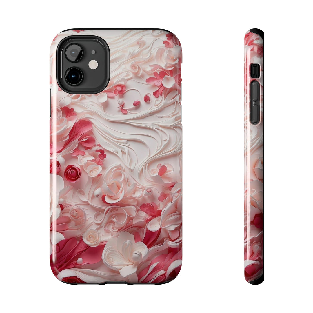 Floral Swirls Abstraction - Tough Phone Case - Phone Case - g(0D·IO) - iPhone 11 - -