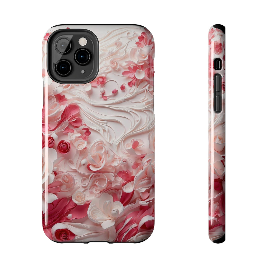 Floral Swirls Abstraction - Tough Phone Case - Phone Case - g(0D·IO) - iPhone 11 Pro - -