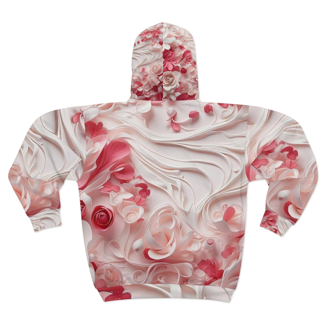 Floral Swirls Abstraction - Unisex Zip Hoodie - All Over Prints - g(0D·IO) - XS - -