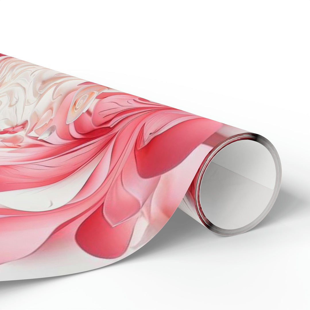 Floral Swirls Abstraction - Wrapping Paper - Home Decor - g(0D·IO) - 30'' x 72'' - Matte -