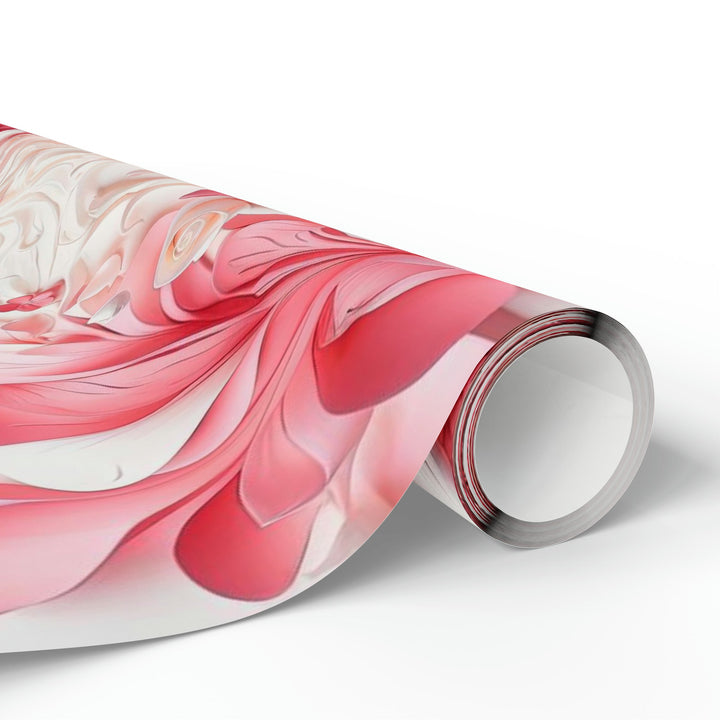 Floral Swirls Abstraction - Wrapping Paper - Home Decor - g(0D·IO) - 30'' x 72'' - Matte -