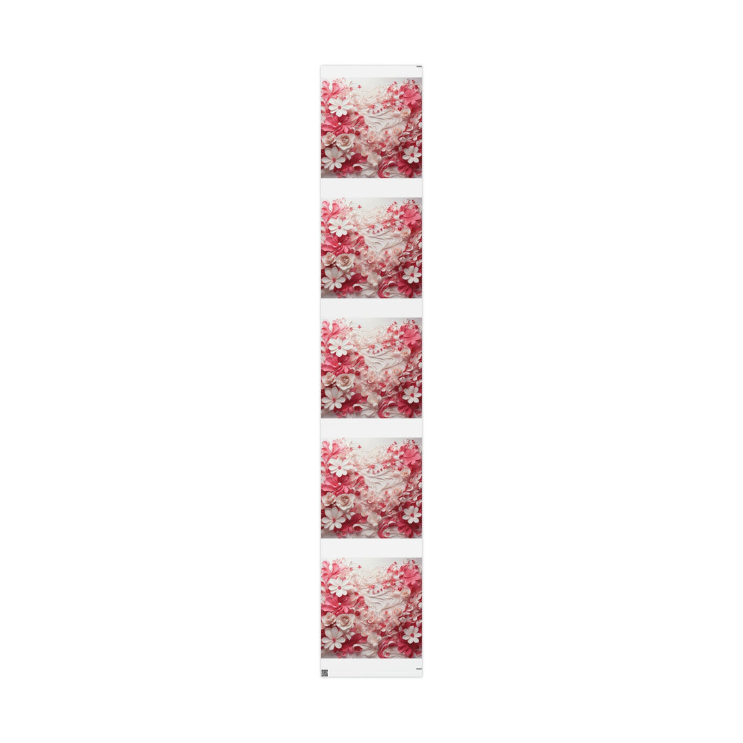Floral Swirls Abstraction - Wrapping Paper - Home Decor - g(0D·IO) - 30" x 180" - Matte -