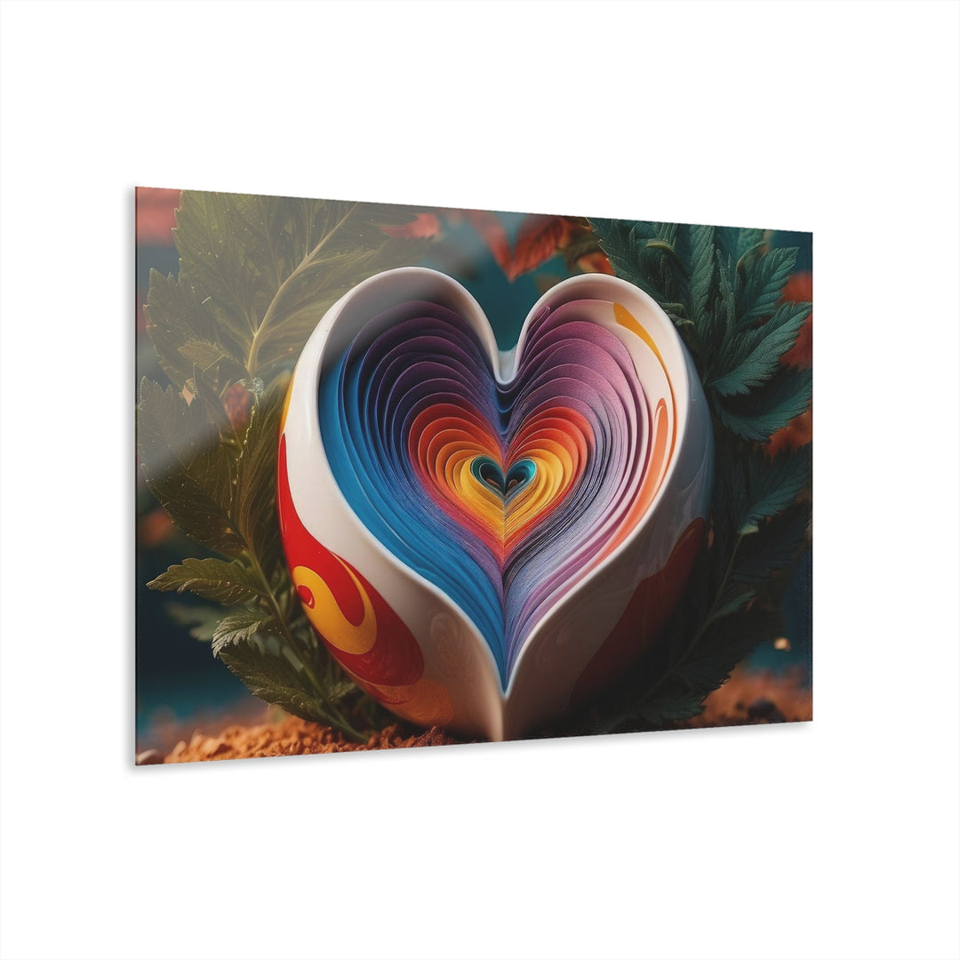 Heartfelt Autumn Read - Acrylic Prints (French Cleat Hanging) - Home Decor - g(0D·IO) - 36" x 24" (Horizontal) - 0.25'' -