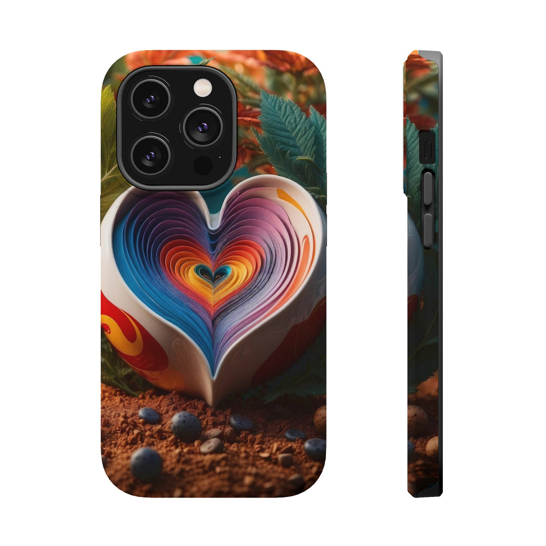 Heartfelt Autumn Read - MagSafe Tough Case - Phone Case - g(0D·IO) - iPhone 14 Pro - Matte -