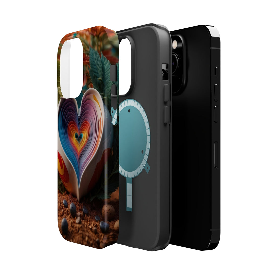 Heartfelt Autumn Read - MagSafe Tough Case - Phone Case - g(0D·IO) - iPhone 14 - Glossy -