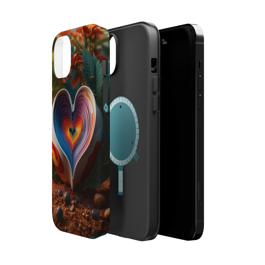Heartfelt Autumn Read - MagSafe Tough Case - Phone Case - g(0D·IO) - iPhone 15 Pro - Matte -