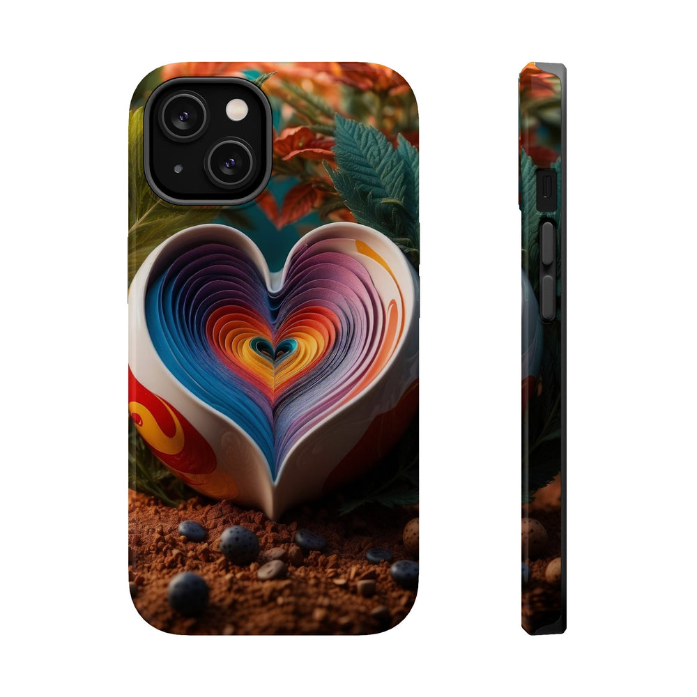 Heartfelt Autumn Read - MagSafe Tough Case - Phone Case - g(0D·IO) - iPhone 14 - Glossy -