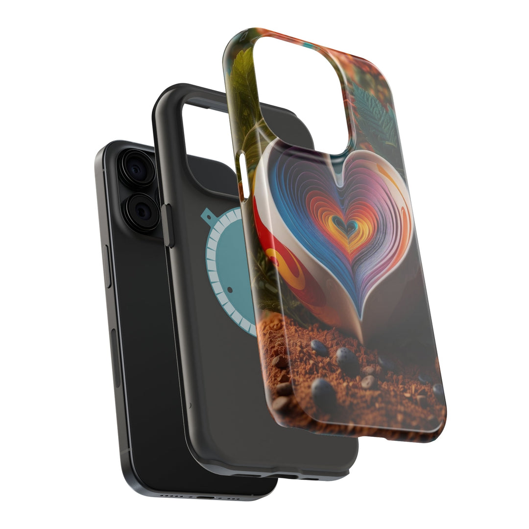 Heartfelt Autumn Read - MagSafe Tough Case - Phone Case - g(0D·IO) - iPhone 15 Pro - Glossy -
