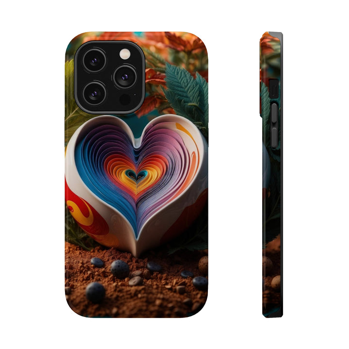 Heartfelt Autumn Read - MagSafe Tough Case - Phone Case - g(0D·IO) - iPhone 14 Pro Max - Glossy -