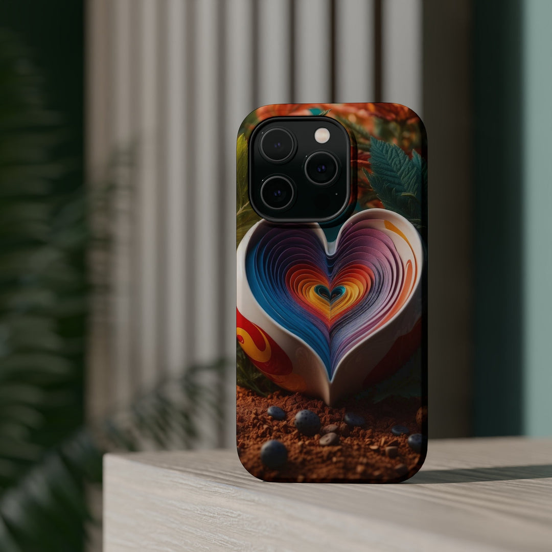 Heartfelt Autumn Read - MagSafe Tough Case - Phone Case - g(0D·IO) - iPhone 14 Pro Max - Glossy -