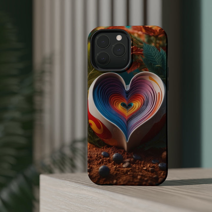 Heartfelt Autumn Read - MagSafe Tough Case - Phone Case - g(0D·IO) - iPhone 13 Pro Max - Glossy -