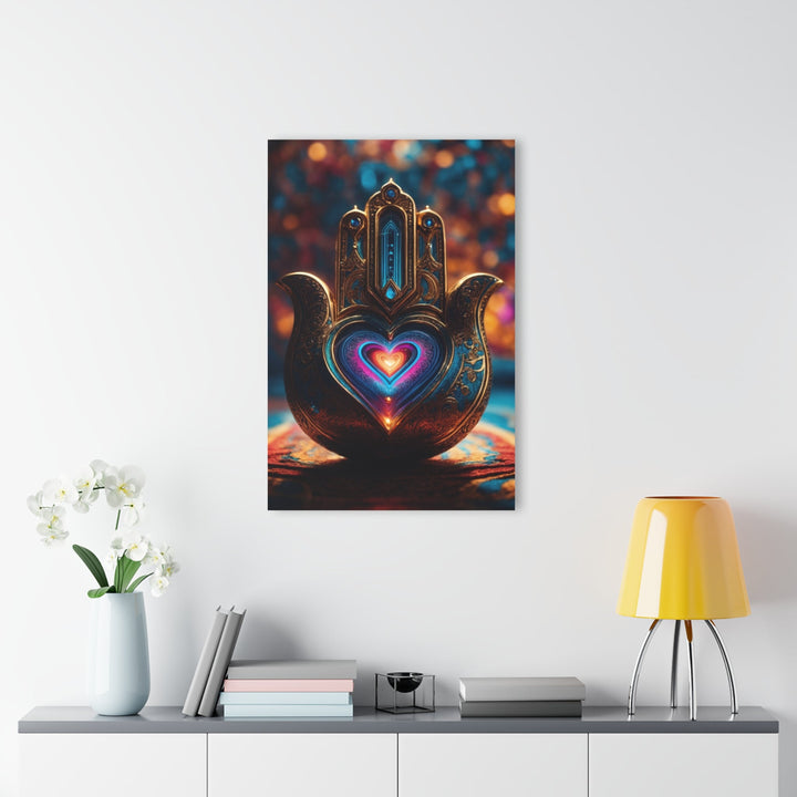 Illuminated Heart Lamp - Acrylic Prints (French Cleat Hanging) - Home Decor - g(0D·IO) - 24" x 36" (Vertical) - 0.25'' -