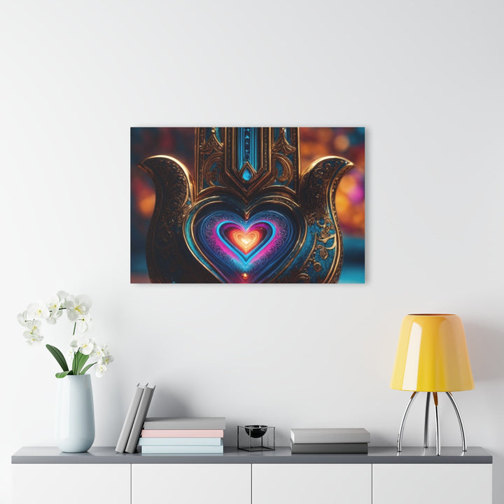 Illuminated Heart Lamp - Acrylic Prints (French Cleat Hanging) - Home Decor - g(0D·IO) - 24" x 36" (Vertical) - 0.25'' -