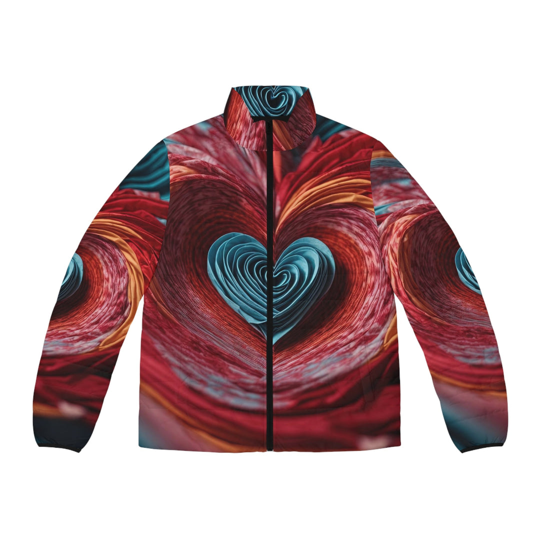 Infinite Fabric Love - Puffer Jacket - All Over Prints - g(0D·IO) - S - Black zipper -