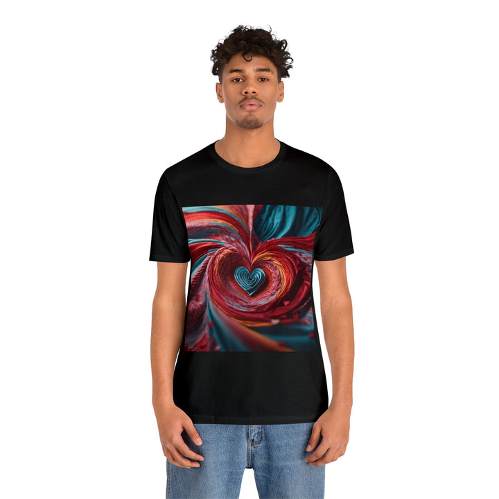 Infinite Fabric Love - Unisex Jersey Short Sleeve Tee - T-Shirt - g(0D·IO) - Black - S -