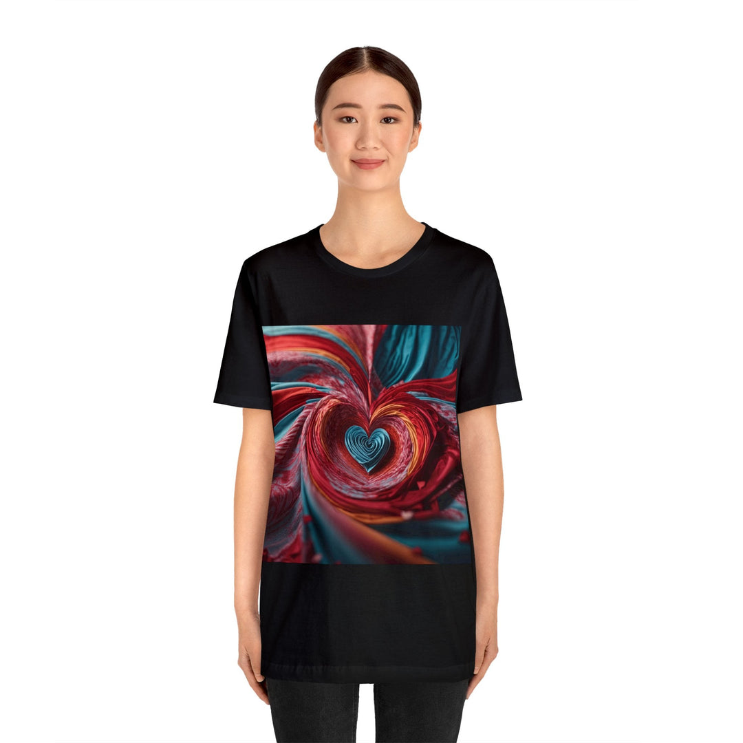 Infinite Fabric Love - Unisex Jersey Short Sleeve Tee - T-Shirt - g(0D·IO) - Black - S -